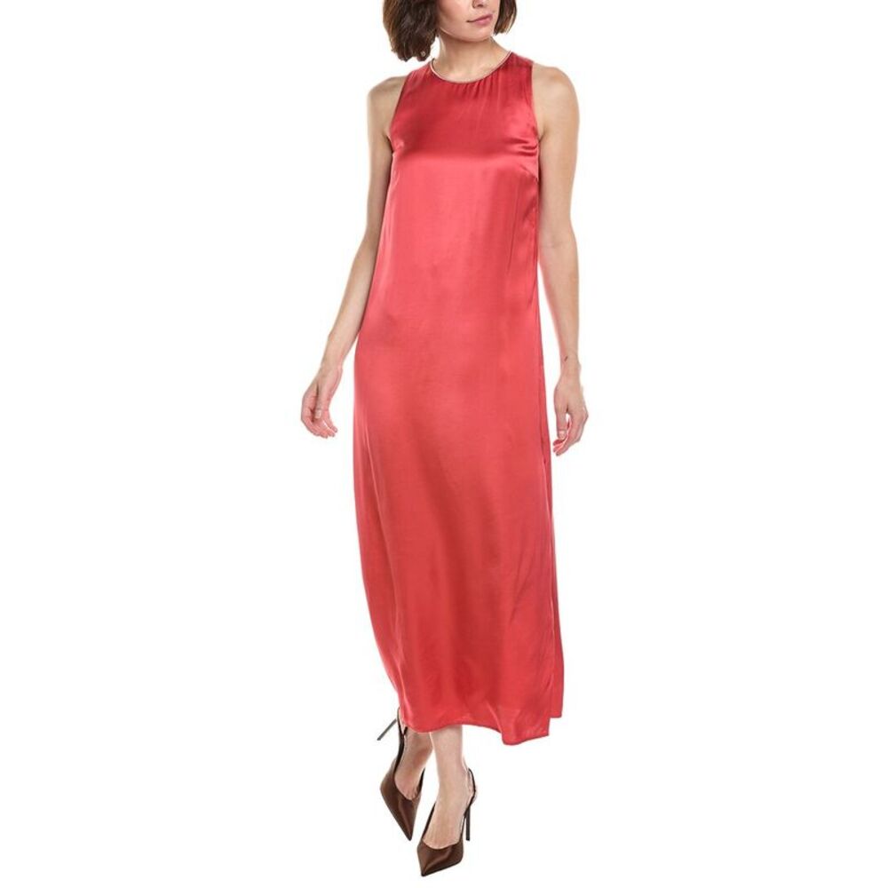 Peserico Womens  Midi Dress, Red